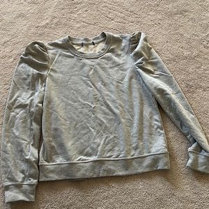 Puff sleeve sweatshirt